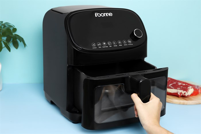 Nồi chiên không dầu iBonne IB-34 6.5 lít Màu Đen