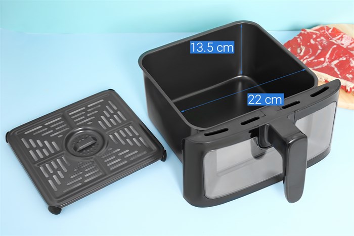 Nồi chiên không dầu iBonne IB-34 6.5 lít Màu Đen