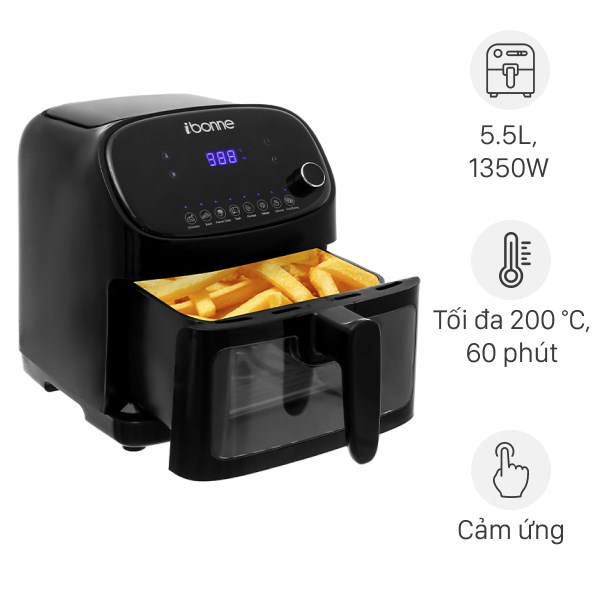 Nồi chiên không dầu iBonne IB-34 5.5 lít