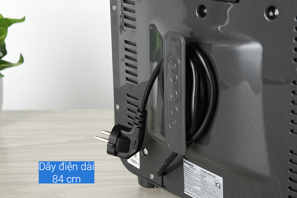 Lò chiên không dầu Kangaroo KG12AF8A 12 lít Màu Đen