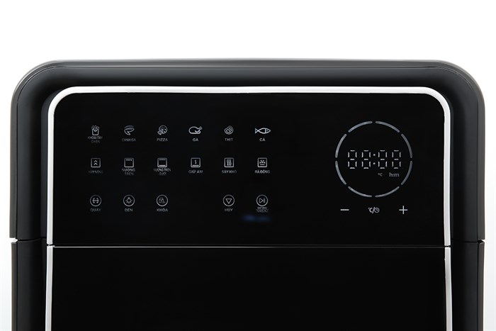 Lò chiên không dầu Kangaroo KG12AF8A 12 lít Màu Đen