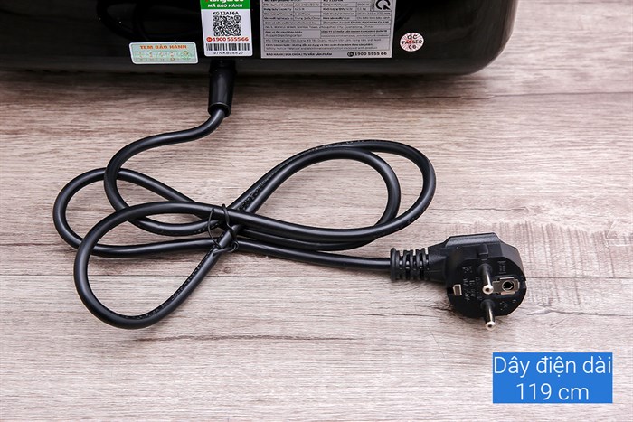 Lò chiên không dầu Kangaroo 12.5 lít KG12AF6A Màu Đen