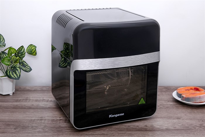 Lò chiên không dầu Kangaroo 12.5 lít KG12AF6A Màu Đen
