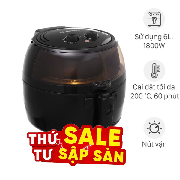 Nồi chiên không dầu Rapido 6.5 lít RAF6.5M2