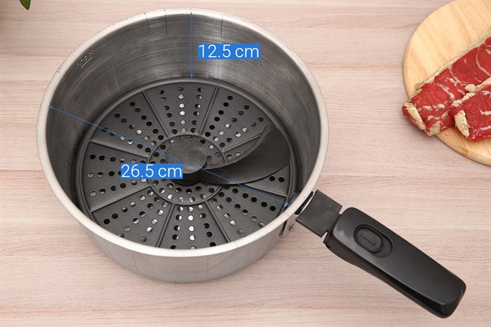 Nồi chiên không dầu Rapido 6.5 lít RAF6.5M2 Màu Đen