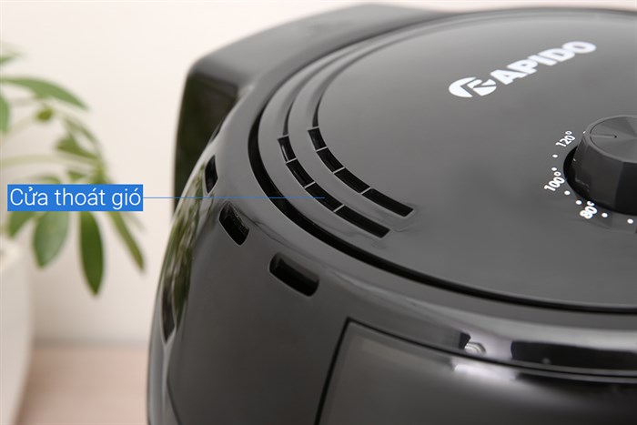 Nồi chiên không dầu Rapido 6.5 lít RAF6.5M2 Màu Đen