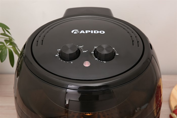 Nồi chiên không dầu Rapido 6.5 lít RAF6.5M2 Màu Đen