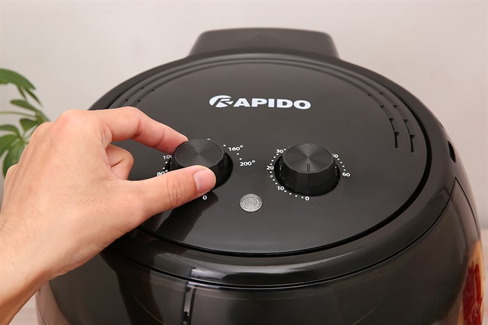Nồi chiên không dầu Rapido 6.5 lít RAF6.5M2 Màu Đen