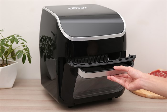 Lò chiên không dầu Ferroli 12 lít FAF-12D Màu Đen