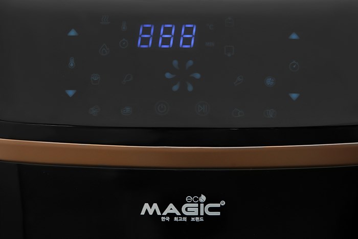 Nồi chiên không dầu kết hợp hấp Magic Eco S07 PRO 7 lít Màu Đen