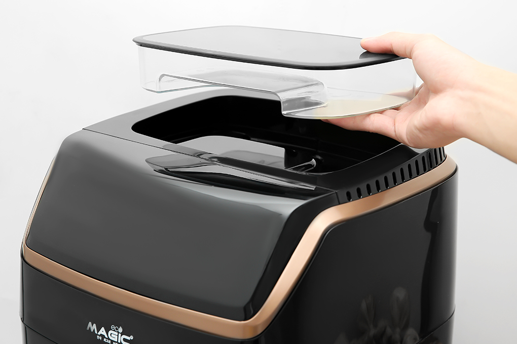 Nồi chiên không dầu kết hợp hấp Magic Eco S07 PRO 7 lít Màu Đen