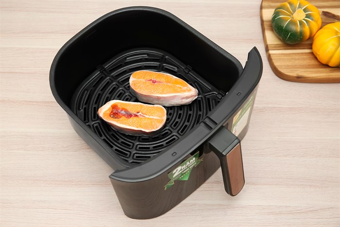 Nồi chiên không dầu kết hợp hấp Magic Eco S07 PRO 7 lít Màu Đen