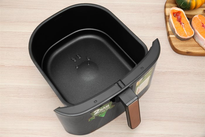 Nồi chiên không dầu kết hợp hấp Magic Eco S07 PRO 7 lít Màu Đen