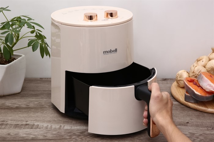 Nồi chiên không dầu Mobell AF-19 4.2 lít Màu Màu be