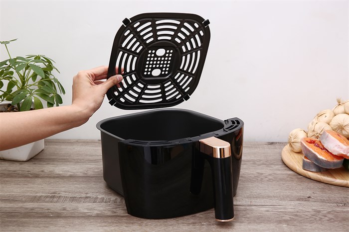 Nồi chiên không dầu Mobell AF-18-YJ 5.8 lít Màu Đen