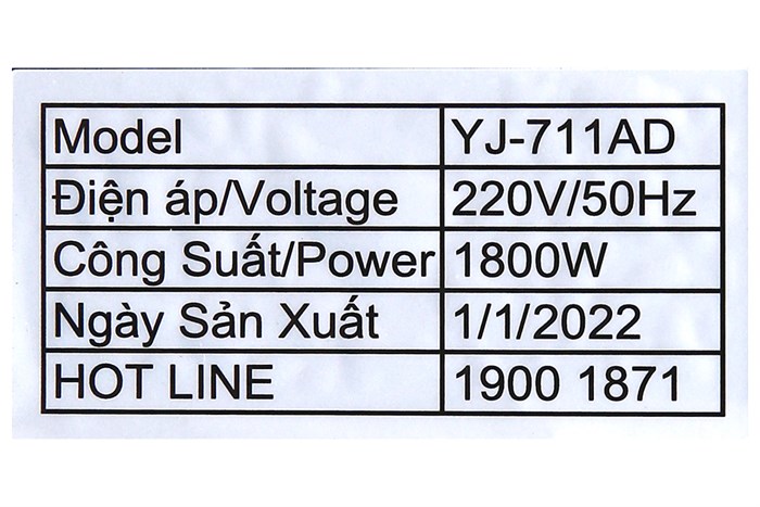 Nồi chiên không dầu Mobell YJ-711AD 8.8 lít Màu Đen