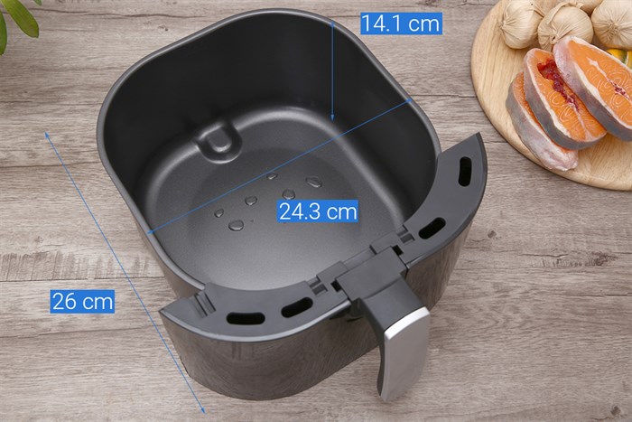 Nồi chiên không dầu Mobell YJ-711AD 8.8 lít Màu Đen