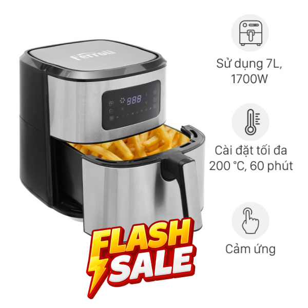 Nồi chiên không dầu Ferroli 7 lít FAF-7.0D