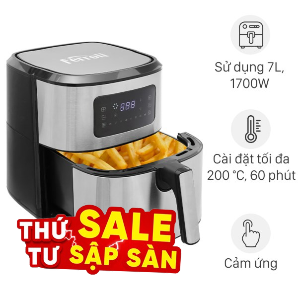 Nồi chiên không dầu Ferroli 7 lít FAF-7.0D