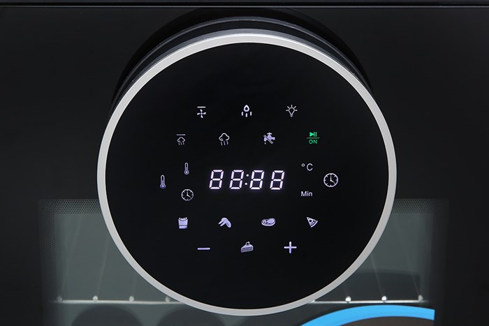 Lò chiên không dầu kết hợp hấp Kalite 15 lít STEAM STAR Màu Đen