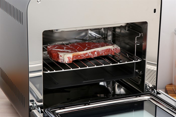 Lò chiên không dầu kết hợp hấp Kalite 15 lít STEAM STAR Màu Đen