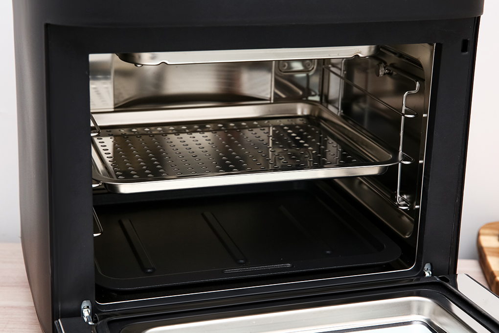 Lò chiên không dầu kết hợp hấp Kalite 15 lít STEAM X Màu Đen