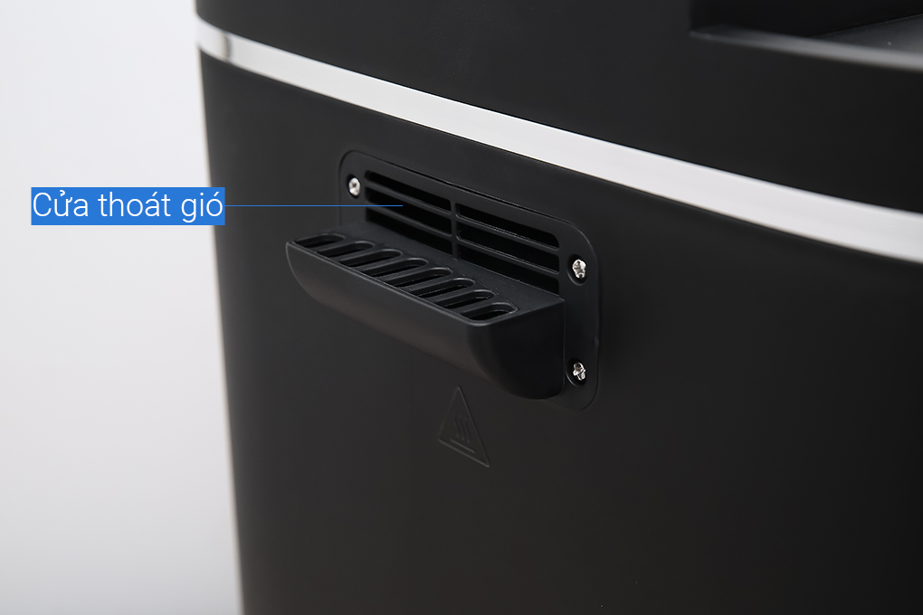 Lò chiên không dầu kết hợp hấp Kalite 15 lít STEAM X Màu Đen
