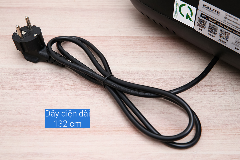 Lò chiên không dầu kết hợp hấp Kalite 15 lít STEAM X Màu Đen