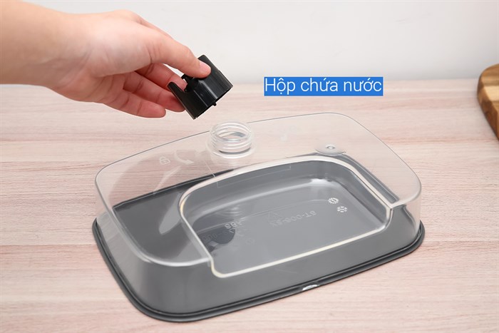 Nồi chiên không dầu kết hợp hấp Kalite STEAM 7 7 lít Màu Xám