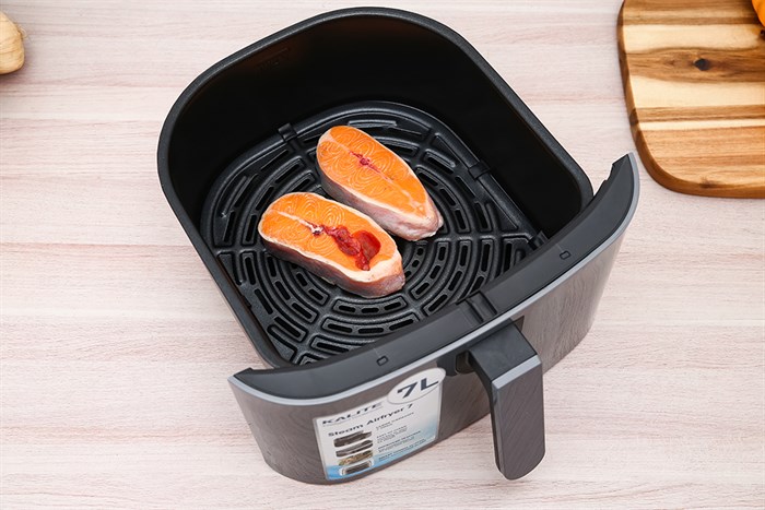 Nồi chiên không dầu kết hợp hấp Kalite STEAM 7 7 lít Màu Xám