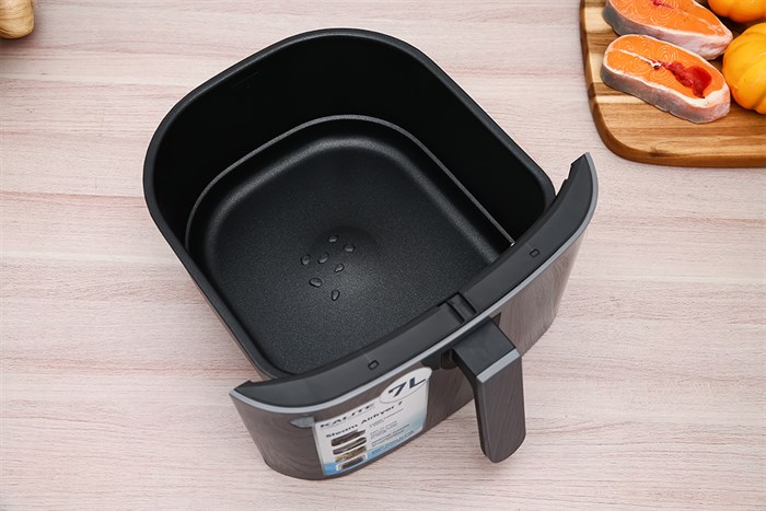 Nồi chiên không dầu kết hợp hấp Kalite STEAM 7 7 lít Màu Xám