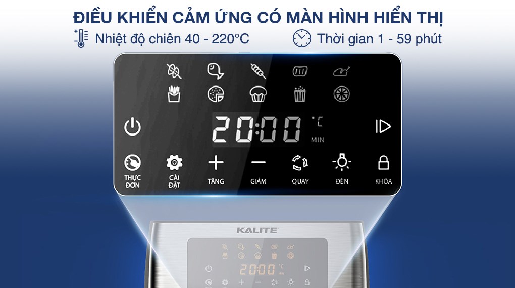 Lò chiên không dầu Kalite 15 lít KL-1500
