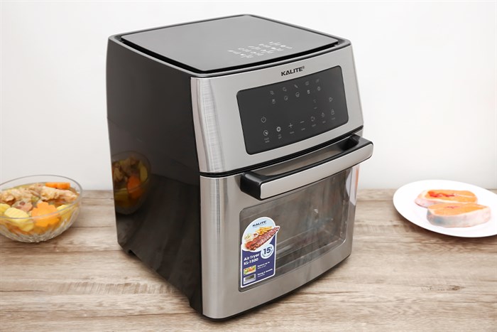 Lò chiên không dầu Kalite 15 lít KL-1500 Màu Đen - Bạc