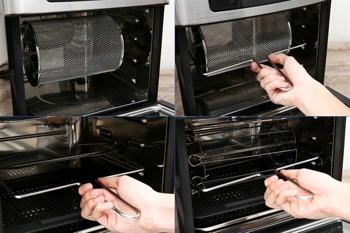 Lò chiên không dầu Kalite 15 lít KL-1500 Màu Đen - Bạc