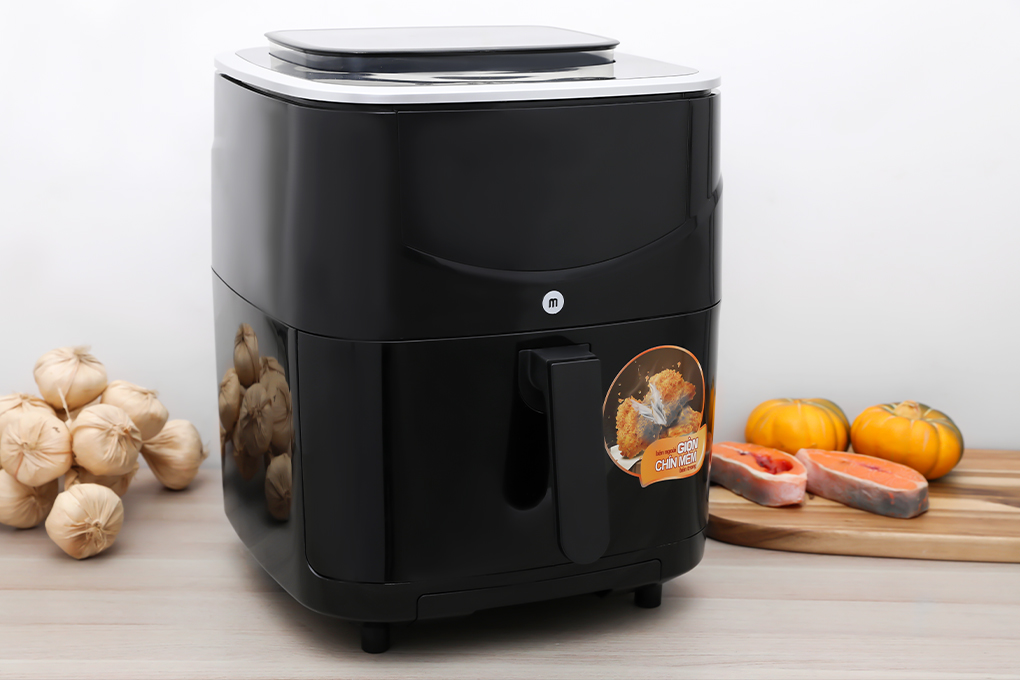 Nồi chiên không dầu hơi nước Mishio MK-302 7 lít Màu Đen