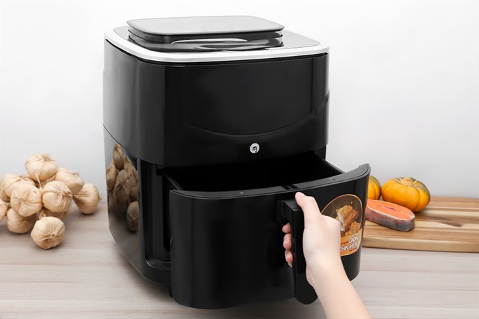 Nồi chiên không dầu hơi nước Mishio MK-302 7 lít Màu Đen