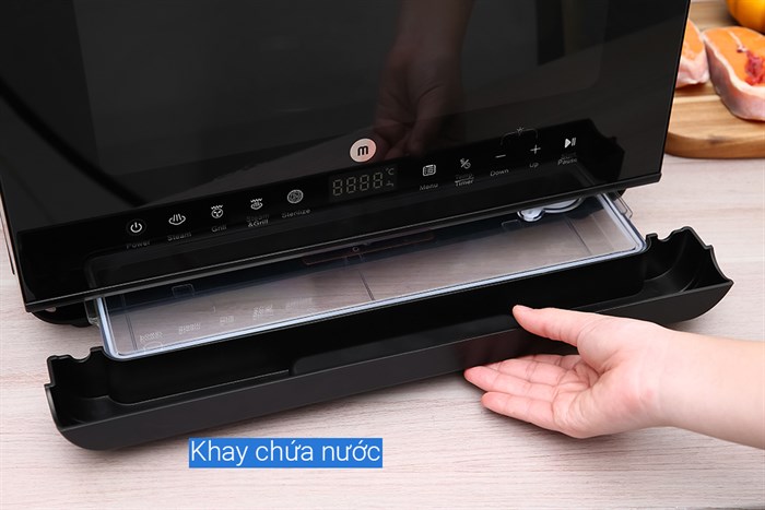 Lò chiên không dầu hơi nước Mishio MK-318 20 lít Màu Đen