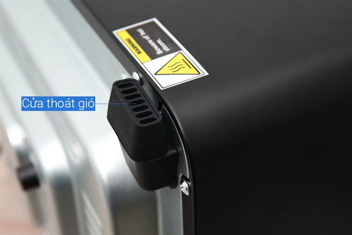 Lò chiên không dầu hơi nước Mishio MK-318 20 lít Màu Đen