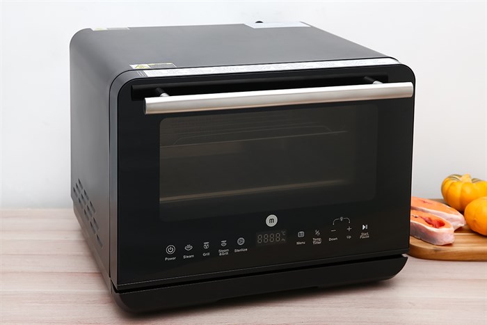 Lò chiên không dầu hơi nước Mishio MK-318 20 lít Màu Đen