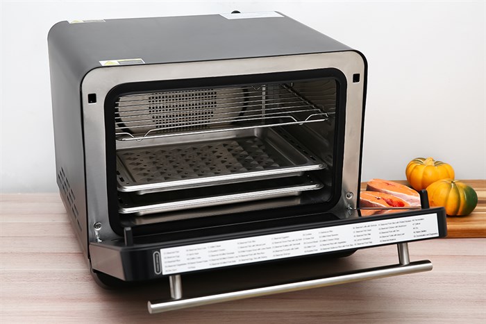 Lò chiên không dầu hơi nước Mishio MK-318 20 lít Màu Đen