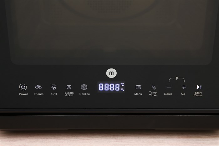 Lò chiên không dầu hơi nước Mishio MK-318 20 lít Màu Đen