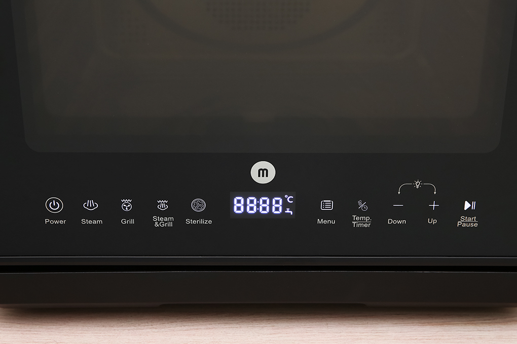 Lò chiên không dầu hơi nước Mishio MK-318 20 lít Màu Đen