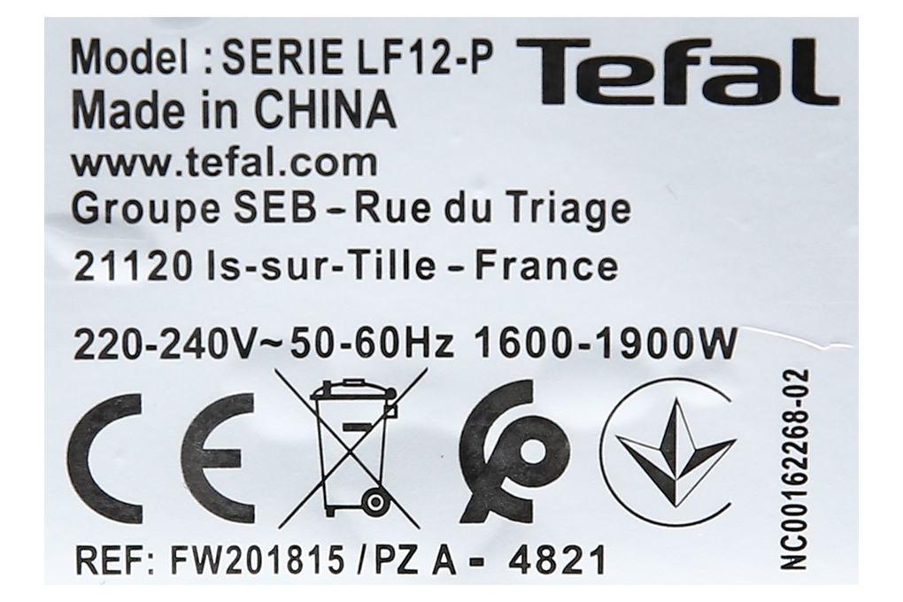 Nồi chiên không dầu kết hợp hấp Tefal FW201815 6.5 lít