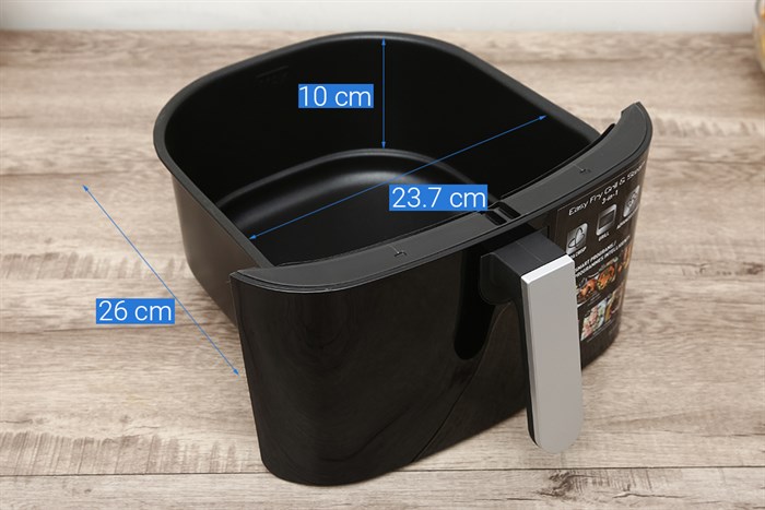 Nồi chiên không dầu kết hợp hấp Tefal FW201815 6.5 lít Màu Đen