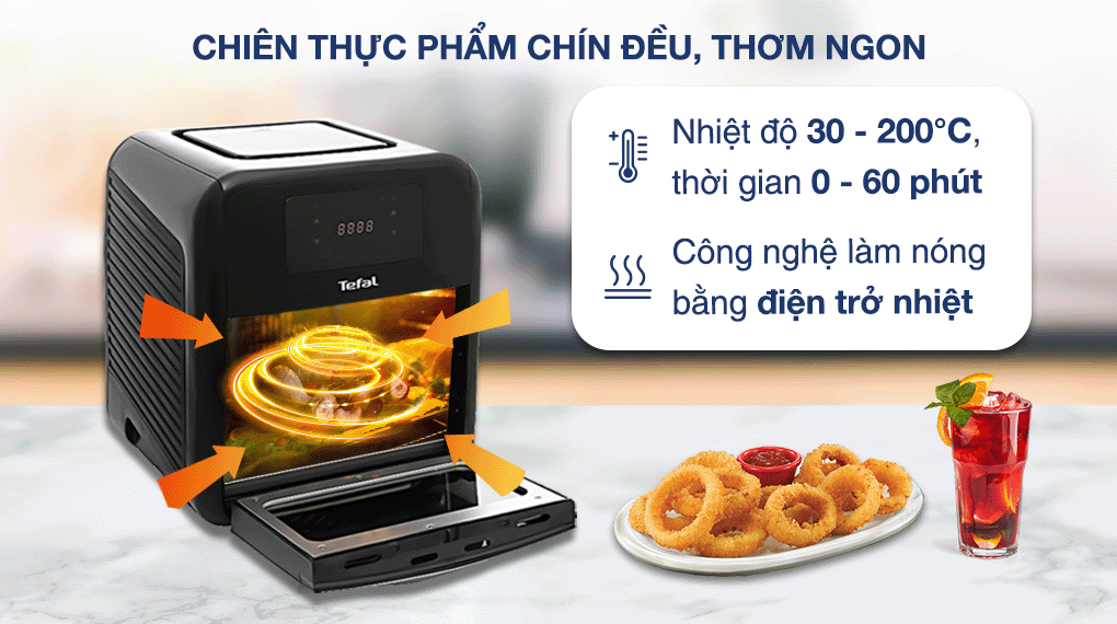 Lò chiên không dầu Tefal 11 lít FW501815