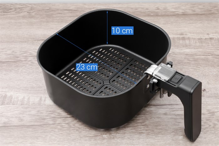 Nồi chiên không dầu Philips HD9270/90 6.2 lít Màu Đen