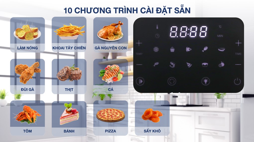 Lò chiên không dầu Sunhouse Mama SHD4088 15 lít