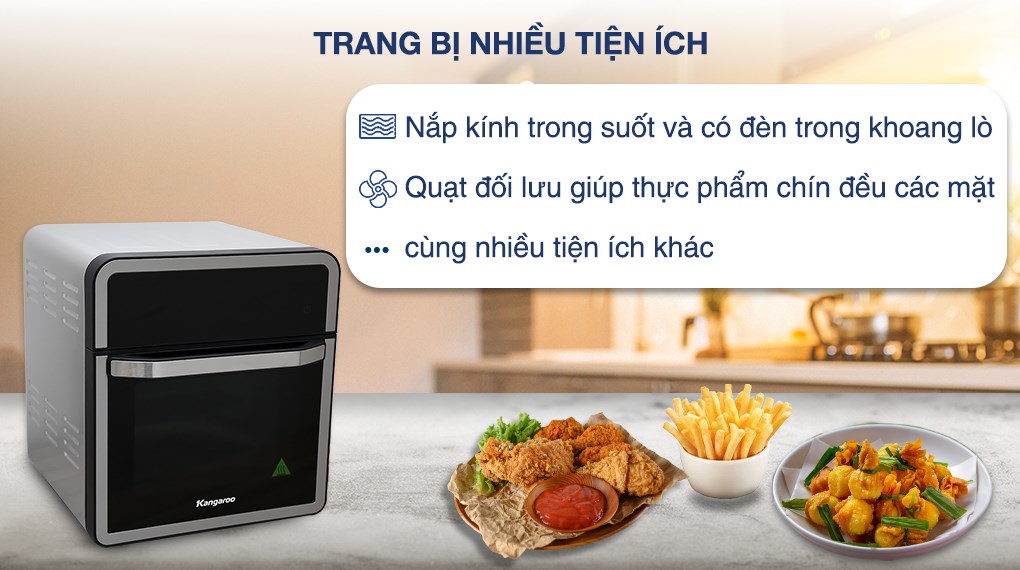 Lò chiên không dầu Kangaroo KG15AF1A 15 lít - 11