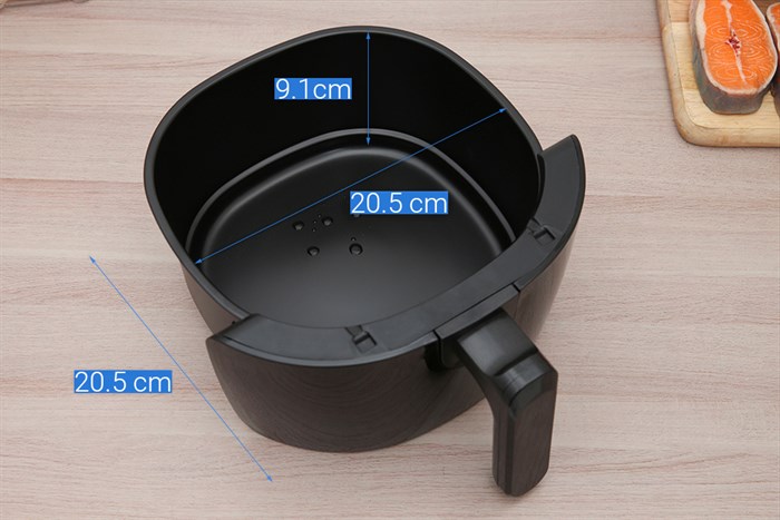 Nồi chiên không dầu AVA 4 lít HB-8027 Màu Đen