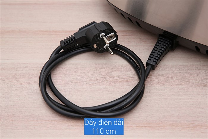 Nồi chiên không dầu Crystal 5.5 lít BF525 Màu Bạc Inox